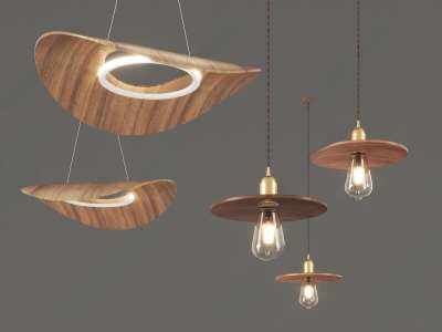 现代吊灯3D模型下载